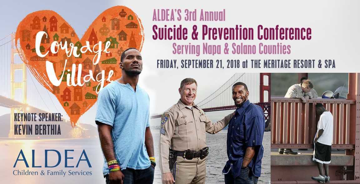 Kevin Berthia—keynote speaker for Suicide Prevention & Awareness Conference.
